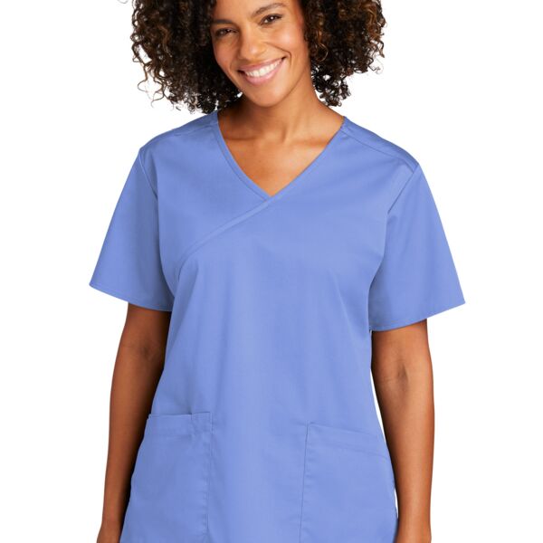 Women's WorkFlex ™ Mock Wrap Top Thumbnail