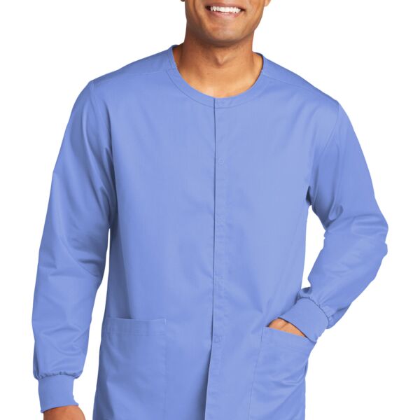Unisex WorkFlex ™ Snap Front Scrub Jacket Thumbnail