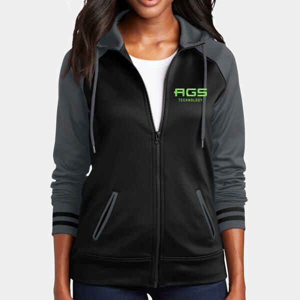 Ladies AGS Full Zip Hooded Jacket Thumbnail